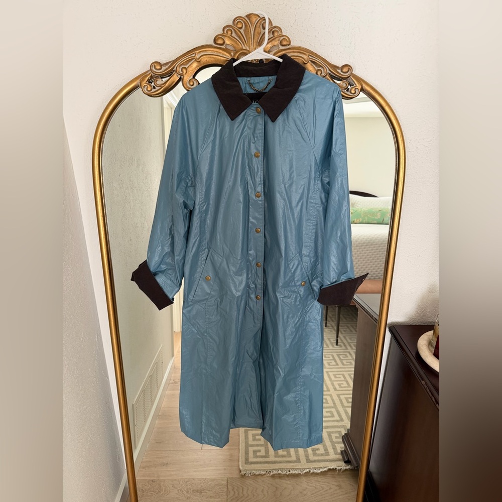NWT J. Crew Shiny Long Barn Jacket